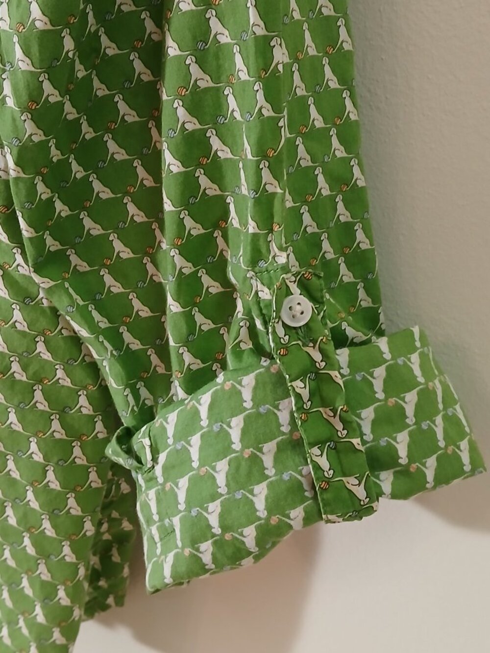 Talbot's blouse with dog print - size 14 - Picture 3 of 6